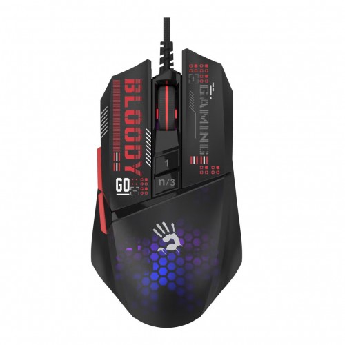 Bloody W60 Max Mini RGB lightweight Gaming Mouse -12,000 CPI – 4 LOD Setting Switch (Activated )