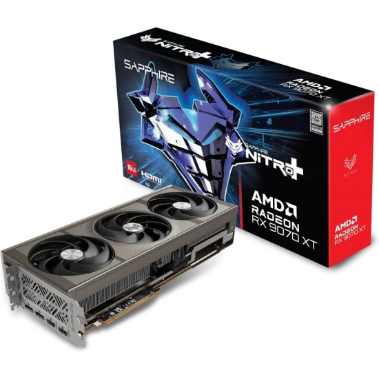 SAPPHIRE NITRO+ RX 9070 XT GAMING OC 16GB GDDR6 (Three Years Warranty) SAPPHIRE NITRO+ RX 9070 XT GAMING OC 16GB GDDR6 (Three Years Warranty)
