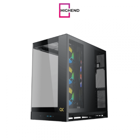 Xigmatek Pano II Air Type C 8 Fan ARGB Pwm Curved TG EATX Super Tower Case