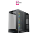 Xigmatek Pano II Air Type C 8 Fan ARGB Pwm Curved TG EATX Super Tower Case