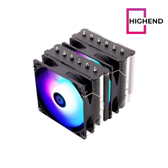 Thermalright Peerless Assassin 120 SE ARGB CPU Cooler – Dual Tower Black Heatsink, 6 Heatpipes, Dual 120mm ARGB Fans, High-Performance Air Cooling, Intel & AMD Support