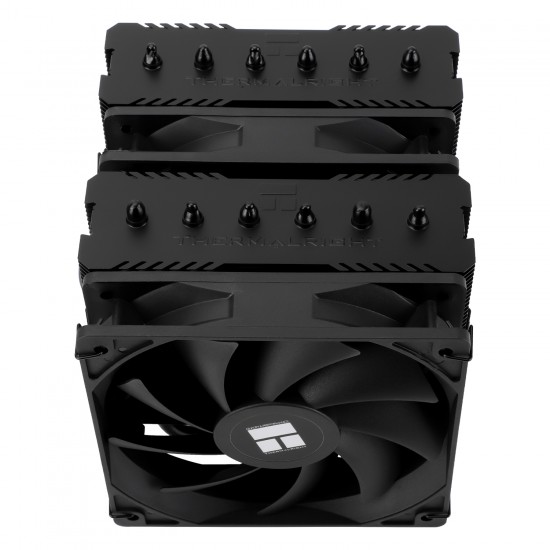 Thermalright Peerless Assassin 120 SE Black CPU Cooler, 6 Heat Pipes PC Cooling, Dual Towers and Dual PWM Fans, Computer CPU Air Cooling for AMD:AM4 AM5&Intel LGA1150/1151/1200/1700/1851,Black
