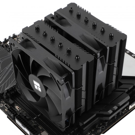 Thermalright Peerless Assassin 120 SE Black CPU Cooler, 6 Heat Pipes PC Cooling, Dual Towers and Dual PWM Fans, Computer CPU Air Cooling for AMD:AM4 AM5&Intel LGA1150/1151/1200/1700/1851,Black
