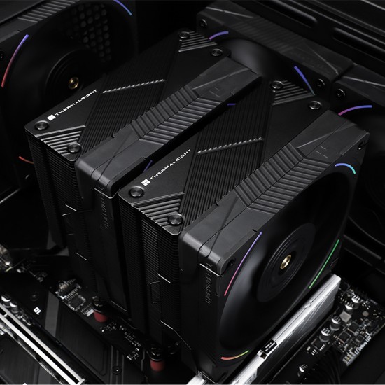 Thermalright Phantom Spirit 120 EVO CPU Air Cooler, 7 Heat Pipes CPU Cooler,Dual 120mm TL-K12 PWM Fan, AGHP 4.0 Technilogy, S-FDB Bearing, for AMD AM4 AM5/Intel 1700/1150/1151/1200/1851 PC Cooler