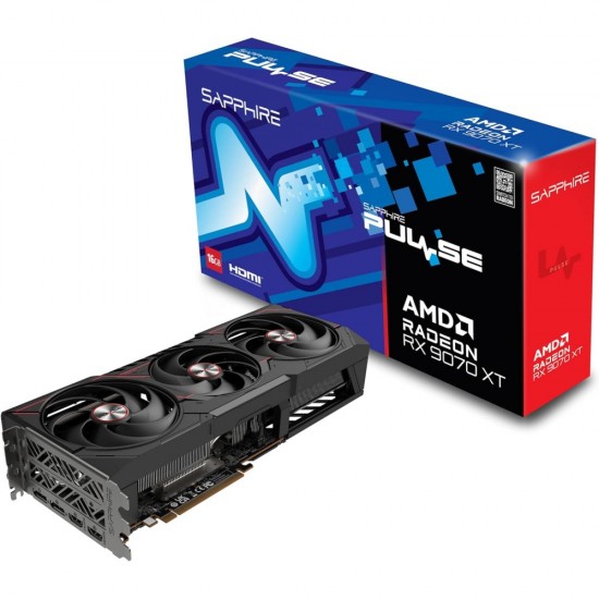 SAPPHIRE PULSE RX 9070 XT GAMING 16GB GDDR6 (Three Years Warranty) SAPPHIRE PULSE RX 9070 XT GAMING 16GB GDDR6 (Three Years Warranty)