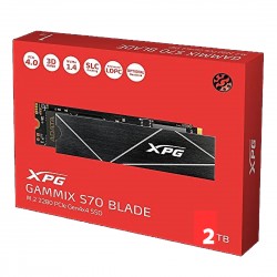 XPG GAMMIX S70 Blade 2TB PCIe Gen4 M.2 2280 Internal SSD Up to 7,400 MB/s 