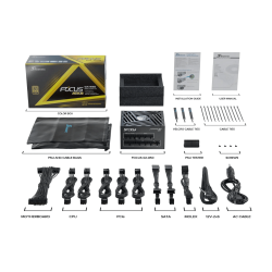 Seasonic Focus GX-850 ATX3 850W ATX 3.1 80 Plus Gold Fully Modular Hybrid Fan Power Supply Seasonic Focus GX-850 ATX3 850W ATX 3.1 80 Plus Gold Fully Modular Hybrid Fan Power Supply