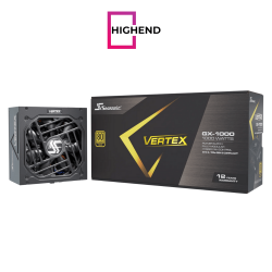 Seasonic Vertex GX-1000 1000W ATX 3.1 80 Plus Gold Fully Modular Hybrid Fan Power Supply