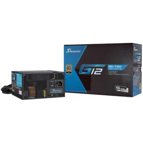 Seasonic G12-GC-750 750W PSU 80 Gold Non-Modular