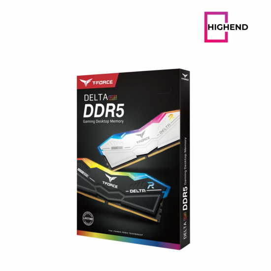 TeamGroup T-FORCE DELTA RGB 32GB (2 x 16GB) DDR5-6000 PC5-48000 CL30 Dual Channel Desktop Memory Kit - Black