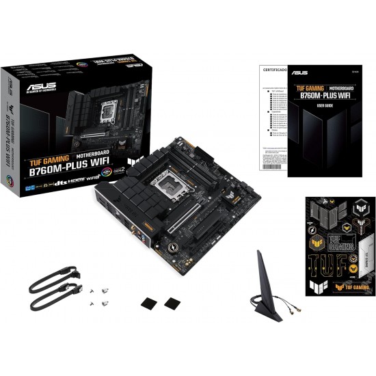 ASUS TUF Gaming B760M-PLUS WiFi (13th and 12th Gen) LGA 1700 DDR5