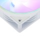 Thermalright TL-S12W-S CPU Fan, 120mm Case Cooler Fan ARGB, 4pin PWM Connector Silent Computer Cooler with S-FDB Bearing Included,up to 1500RPM PC Cooling, White