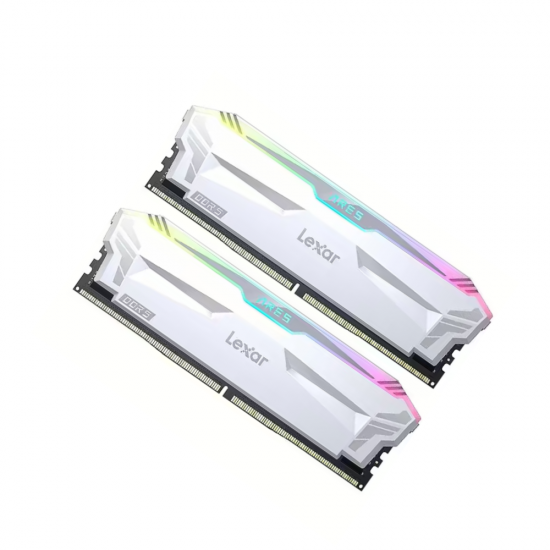 Lexar 32GB (2x16GB) ARES RGB DDR5 RAM 6800MT/s CL34 1.4V Desktop Memory - Intel XMP 3.0 & AMD Expo Compatible, WHITE Lexar 32GB (2x16GB) ARES RGB DDR5 RAM 6800MT/s CL34 1.4V Desktop Memory - Intel XMP 3.0 & AMD Expo Compatible, WHITE