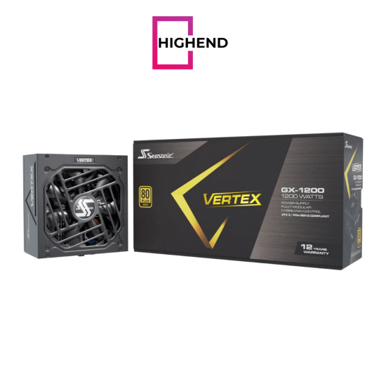 Seasonic Vertex GX-1200 1200W ATX 3.1 80 Plus Gold Fully Modular Hybrid Fan Power Supply