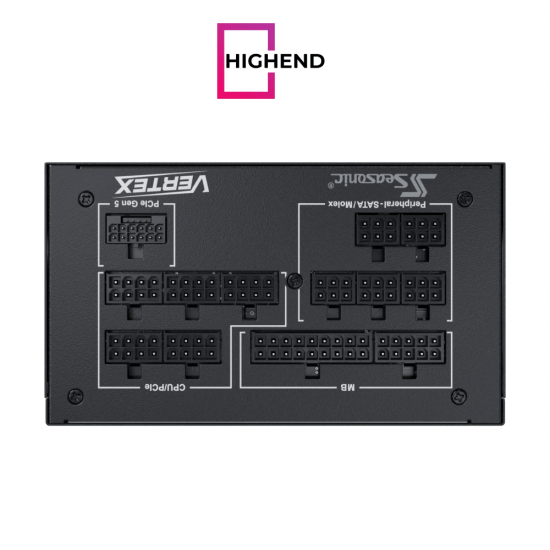Seasonic Vertex PX-1000 1000W ATX 3.1 80 Plus Platinum Fully Modular Hybrid Fan Power Supply