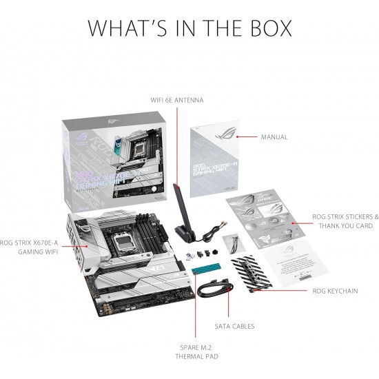 ASUS ROG Strix X670E-A Gaming WIFI  Motherboard AM5 Socket