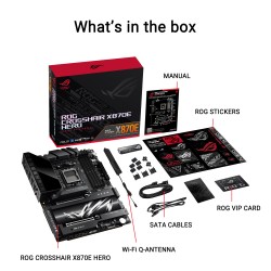 ASUS ROG CROSSHAIR X870E HERO  ASUS ROG CROSSHAIR X870E HERO