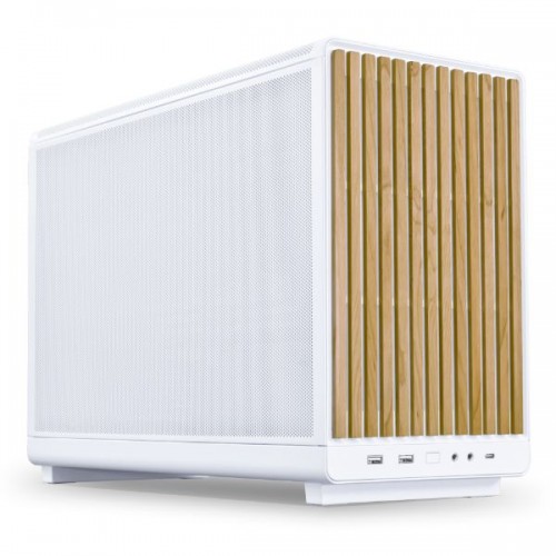 Lian Li DAN A3 Wooden White Micro Tower Gaming Case