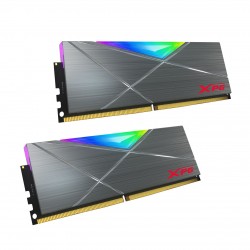  XPG SPECTRIX D50 RGB Desktop Memory: 32GB (2x16GB) DDR4 3600MHz CL18-22-22 | Tungsten Grey Heatsink 