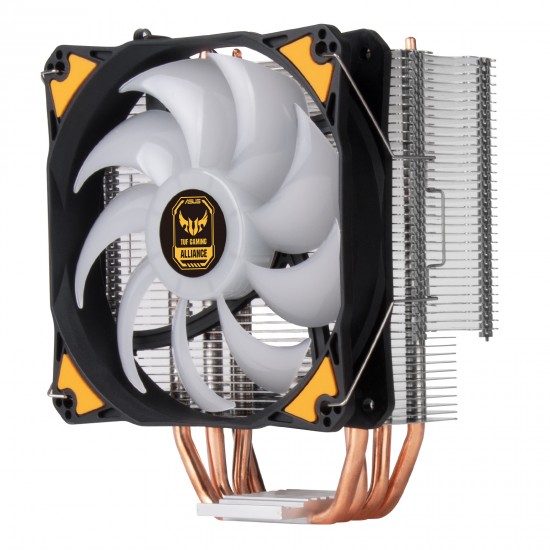 SilverStone Technology AR12-TUF Advanced Copper Heat-Pipe Direct Contact (HDC) Technology CPU Cooler Compatible with LGA1700, SST-AR12-TUF