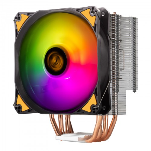 SilverStone Technology AR12-TUF Advanced Copper Heat-Pipe Direct Contact (HDC) Technology CPU Cooler Compatible with LGA1700, SST-AR12-TUF
