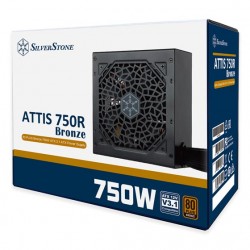 SilverStone SST-AT750R-BF ATTIS 750R 80 PLUS Bronze 750W ATX 3.1 Power Supply SilverStone SST-AT750R-BF ATTIS 750R 80 PLUS Bronze 750W ATX 3.1 Power Supply