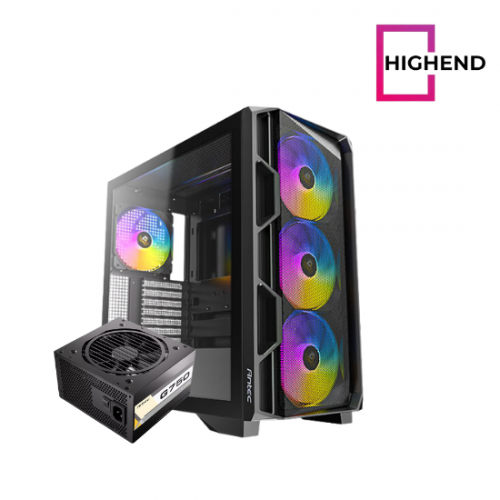 Case Antec AX1000 Lite 4Fan 120M ARGB+PSU Antec Atom G750  Gold SEMI-MODULAR