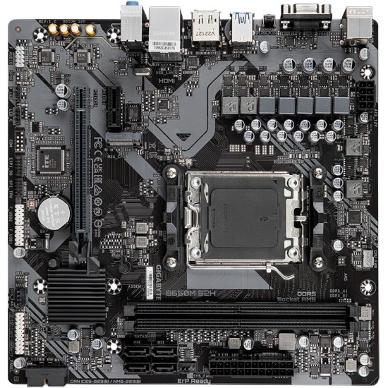 Gigabyte B650M S2H Motherboard (AM5/2xDDR5/HDMI/DP/VGA/USB 3.2/M.2)