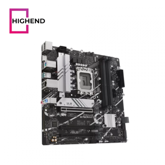 Asus PRIME B760M-A D4-CSM — PCIe 4.0, 2x M.2 slots, Realtek 2.5Gb Ethernet, DisplayPort, Dual HDMI, SATA 6 Gbps, rear USB 3.2 Gen 2, front USB 3.2 Gen 1 Type-C, Aura Sync