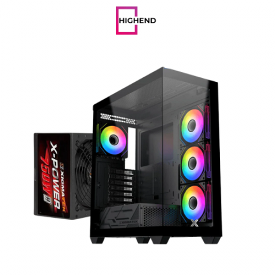 Xigmatek Blast ARGB + X-Power 600W 80 Plus White Mid Tower Case
