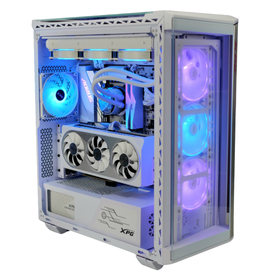 XPG Battlecruiser II Mid-Tower ATX PC Gaming Case white