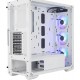 Cooler Master MasterBox TD500 Mesh White Airflow ATX Mid-Tower with Polygonal Mesh Front Panel, Crystalline Tempered Glass Three 120mm ARGB Lighting Fans