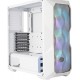 Cooler Master MasterBox TD500 Mesh White Airflow ATX Mid-Tower with Polygonal Mesh Front Panel, Crystalline Tempered Glass Three 120mm ARGB Lighting Fans