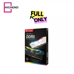 TeamGroup T-FORCE DELTA RGB 32GB (2 x 16GB) DDR5-6000 PC5-48000 CL30 Dual Channel Desktop Memory Kit - Black