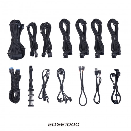 Lian Li Edge EG1000 1000W 80 Plus PLATINUM ATX 3.1 Full Modular Power Supply Lian Li Edge EG1000 1000W 80 Plus PLATINUM ATX 3.1 Full Modular Power Supply