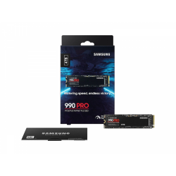 SAMSUNG 990 PRO SSD 4TB PCIe 4.0 M.2 2280 Internal SSD — Seq. Read Speeds Up to 7,450 MB/s for High End Computing, Gaming, and Heavy Duty Workstations, MZ-V9P4T0B/AM SAMSUNG 990 PRO SSD 4TB PCIe 4.0 M.2 2280 Internal SSD — Seq. Read Speeds Up to 7,450 MB/s for High End Computing, Gaming, and Heavy Duty Workstations, MZ-V9P4T0B/AM