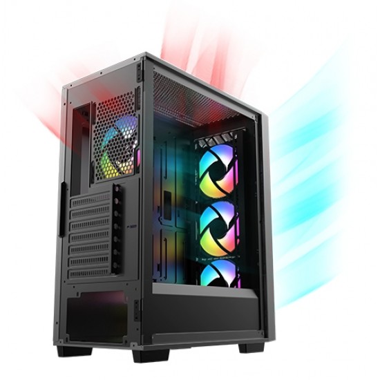 Xigmatek LUX G Shadow – PC Case Medium Tower ATX