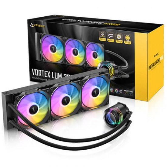 Antec Vortex Lum 360mm ARGB AIO Liquid Cpu Cooler Antec Vortex Lum 360mm ARGB AIO Liquid Cpu Cooler