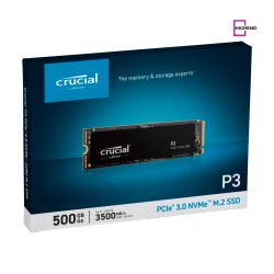 Crucial P3 500GB PCIe 3.0 3D NAND NVMe M.2 SSD, up to 3500MB/s 