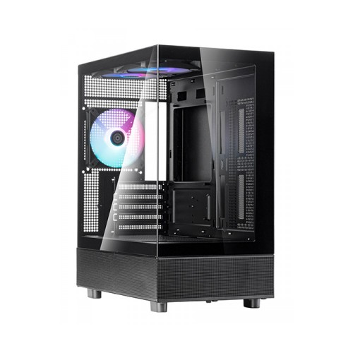 SilverStone Lucid 04 Mid‑Tower Case + SilverStone ET650-B 650WATT High efficiency with 80 PLUS Bronze certification