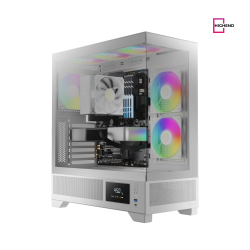 GAMDIAS ATLAS M1 White Mid-Tower ATX Gaming Case