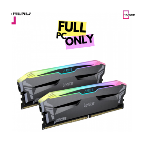 Lexar 32GB (2x16GB) ARES RGB DDR5 RAM 6800MT/s CL34 1.4V Desktop Memory - Intel XMP 3.0 & AMD Expo Compatible, Black