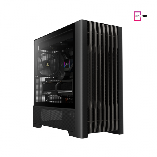 Gamdias ATHENA P3, 140mm fans x 4 tempered glass side-panel, Type-C, USB 3.0