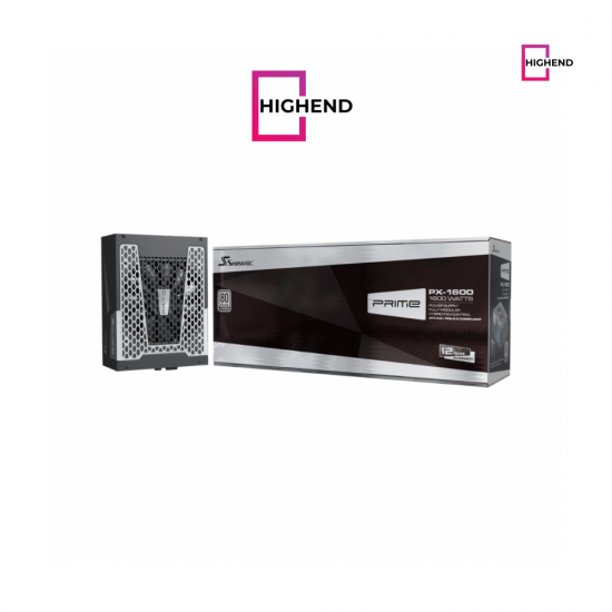 Seasonic Prime PX-1600 1600W ATX 3.1 80 Plus Platinum Fully Modular Hybrid Fan Power Supply Seasonic Prime PX-1600 1600W ATX 3.1 80 Plus Platinum Fully Modular Hybrid Fan Power Supply