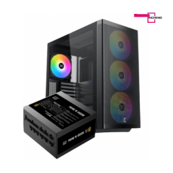 Xigmatek Osiris 140mm ARGB BTF + Prime 1000W 80+ Gold Atx 3.1 Pcie 5.1 Super Tower Case