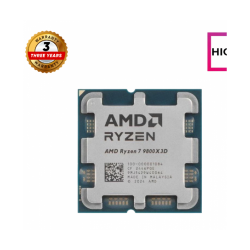 AMD Ryzen 7 9800X3D - Granite Ridge (Zen 5) 8-Core 4.7 GHz - Socket AM5 120W Tray AMD Ryzen 7 9800X3D - Granite Ridge (Zen 5) 8-Core 4.7 GHz - Socket AM5 120W Tray