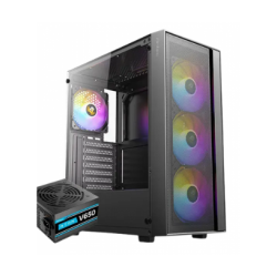 ANTEC AX65 4Fan 120M ARGB+PSU Antec Atom V650 ANTEC AX65 4Fan 120M ARGB+PSU Antec Atom V650