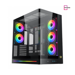 Xigmatek Pano II Air Type C 8 Fan ARGB Pwm Curved TG EATX Super Tower Case