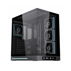Xigmatek Cloud DGT Digital LCD 4 Fan Argb PWM BTF Mid Tower Case