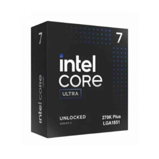 Intel Core Ultra 7 270K Plus 24-Core Desktop Processor LGA 1851 Up to 5.5GHz Intel Core Ultra 7 270K Plus 24-Core Desktop Processor LGA 1851 Up to 5.5GHz